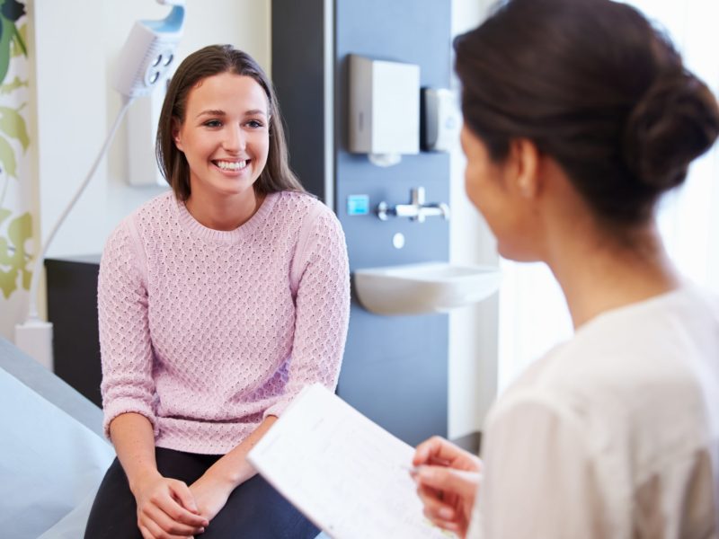 Patient Going Through An Aesthetic Nurse Consultation